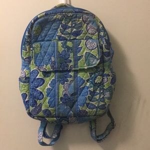 Vera Bradley blue small backpack